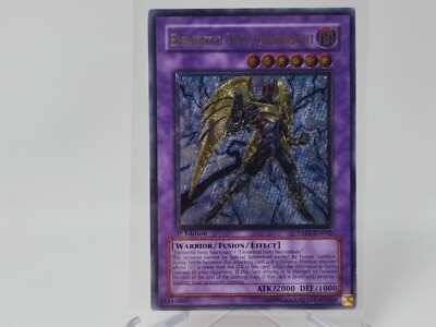 YuGiOh Elemental Hero Darkbright TAEV-EN042 1st Edition Ultimate Rare LP-image