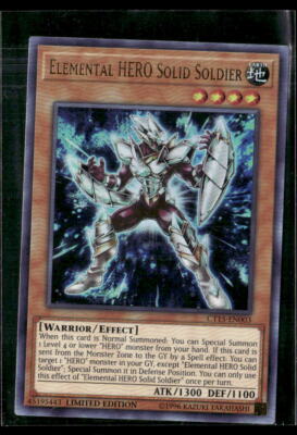 Yugioh Elemental HERO Solid Soldier 1st Edition Ultra Rare CT15-EN003-image