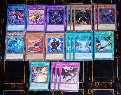YUGIOH Destiny HERO Starter Deck / Set (Xtra /Malicious /Denier /Dasher /Fusion)-image
