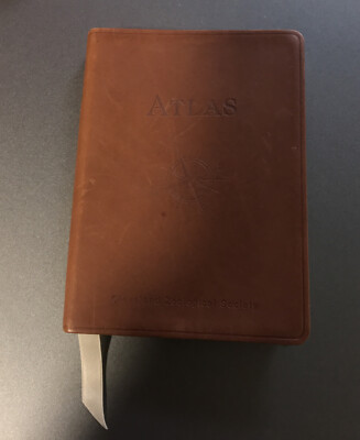 Cleveland Zoological society atlas 1996 Second Edition Leather Bound-image