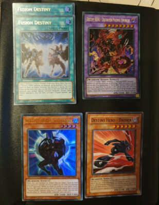 Yugioh Tournament Ready Complete Hero Deck! Destroyer Phoenix Dar *Hot* + Bonus!-image