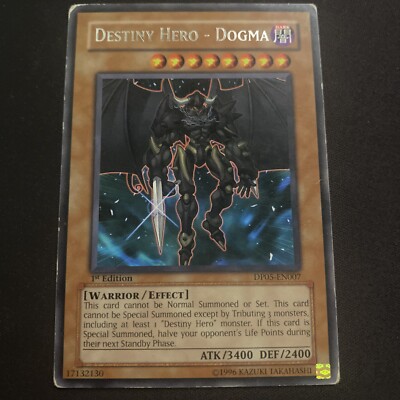 Yugioh - Destiny Hero - Dogma - DP05-EN007 - 1st Edition - Rare-image