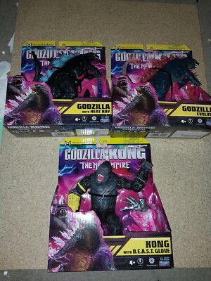 3 Pc MonsterVerse GODZILLA x KONG the New Empire  GODZILLA EVOLVED 6