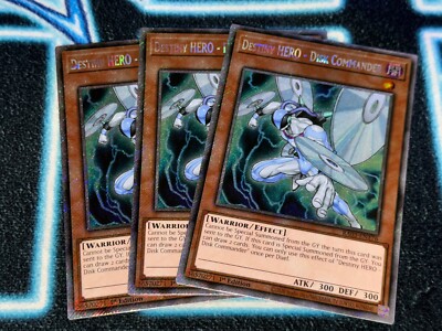 Destiny HERO - Disk Commander x3 - RA03 - Platinum Secret Rare (PLSR)-image