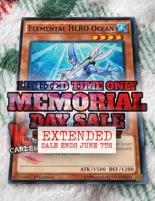 Elemental HERO Ocean • 1st Edition • Common • HERO Strike (2015)-image
