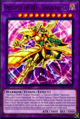 1X NM Destiny HERO - Dusktopia - LEHD-ENA32 - Common 1st Edition yugioh-image