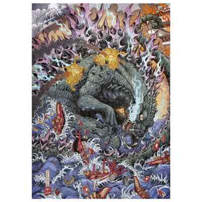 Godzilla Limited Edition Officially Licensed Art Print -Only 995 made and numbed-image
