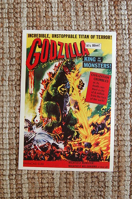 Godzilla Lobby Card Movie Poster King of the Monsters-image
