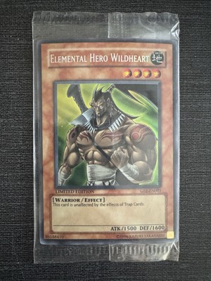 YuGiOh Elemental Hero Wildheart Brand New Factory Sealed GSE-EN001-image