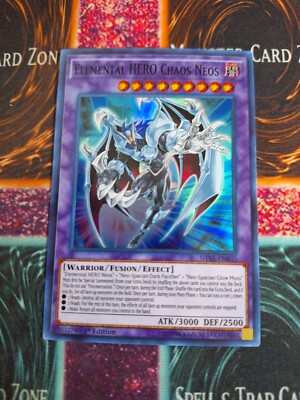 Yu-Gi-Oh! TCG Elemental Hero Chaos Neos SHVA-EN035 Super Rare 1st Edition NM-image