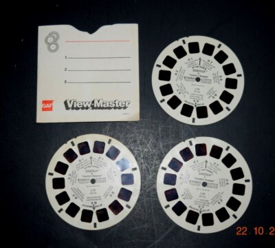 Three (3) VIEW-MASTER PIC REELS, 