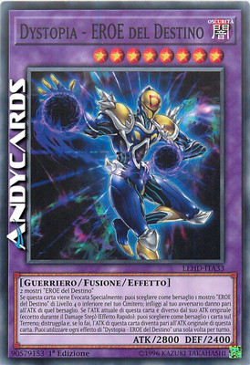 DYSTOPIA - HERO OF DESTINY (Destiny Hero - Dystopia) Common • LEHD ITA33 • 1Ed-image