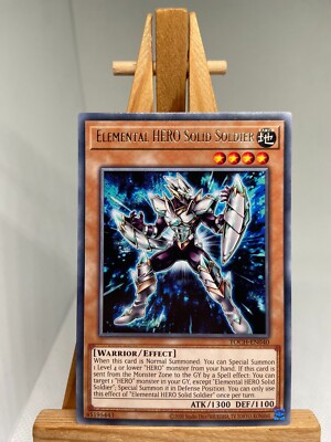 Elemental HERO Solid Soldier - Rare TOCH-EN040 - NM - YuGiOh-image