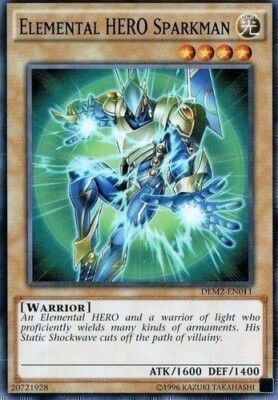 Elemental HERO Sparkman - DEM2-EN011 - Common - Unlimited x1 - Near Mint-image