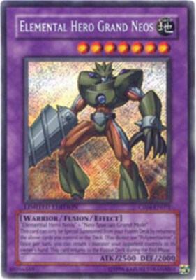 Yugioh! LP Elemental Hero Grand Neos - CT04-EN001 - Secret Rare - Limited Editio-image