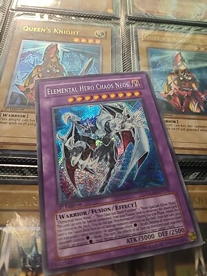 Elemental Hero Chaos Neos Secret Rare 1st Edition GLAS-EN036 -image