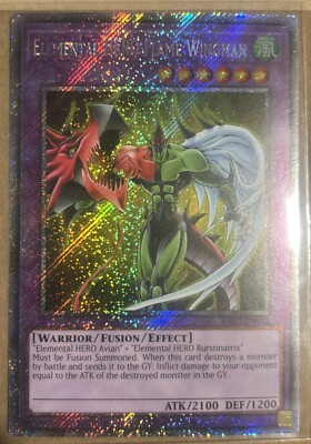 Elemental Hero Flame Wingman 1st Edition Quarter Century Secret Rare RA03-EN152-image