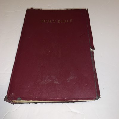 Holy Bible New King James Version NKJV Giant Print Red Letter 1984 Nelson-image