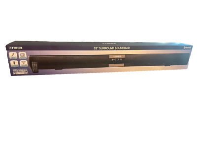 New never opened box 32' sound bar by Fisher! Great for the kids -image