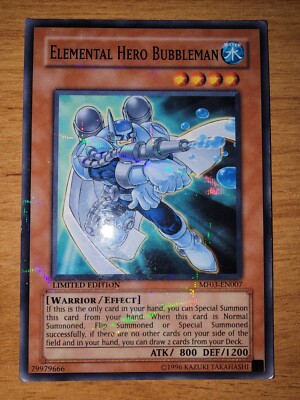 Elemental HERO Bubbleman EHC1-EN003 Elemental Hero Collection 1 Limited Edition-image