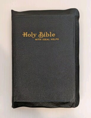 Holy Bible KJV | *Black Leather* National Bible Press Pronouncing & Ideal Helps-image