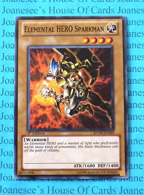 RYMP-EN003 Elemental HERO Sparkman Yu-Gi-Oh Card 1st Edition Alt Art New-image