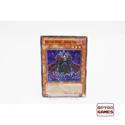 Destiny Hero-Doom Lord - Yu-Gi-Oh! - EOJ-EN001 - Common - 1st Edition (Very G...-image