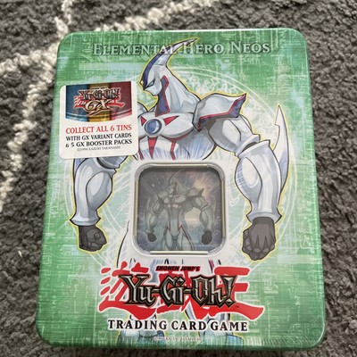 Yu-Gi-Oh! Elemental Hero Neos GX Collectible Tin 2006 - Still Sealed, New!!!!!-image