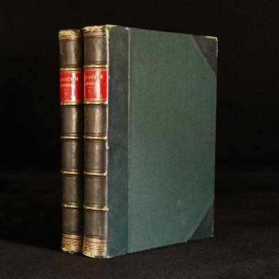 1898 2vols Greater London Edward Walford Folding Map-image
