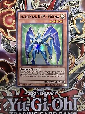 Yugioh Elemental Hero Prisma Fuen Super Rare 1st Edition Lp-image