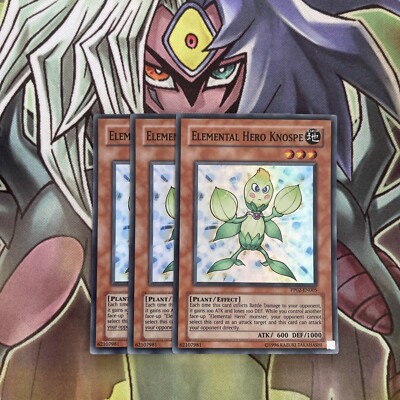 PP02-EN005 x3 Elemental Hero Knospe Super Rare Excellent Condition Yugioh-image