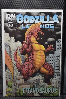 Godzilla Legends #3 Arthur Adams Cover A IDW 2011 Titanosaurus Monster King 9.4-image