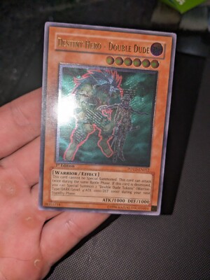 Yu-Gi-Oh! DESTINY HERO - DOUBLE DUDE POTD-EN012 1st Edition Ultimate NM-image