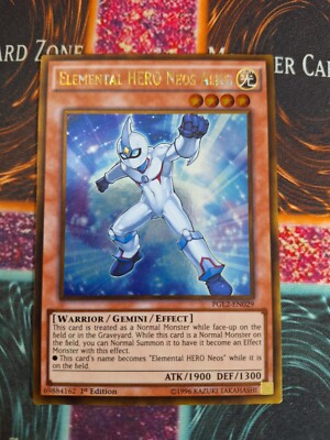 Yu-Gi-Oh! Elemental HERO Neos Alius PGL2-EN029 Gold Rare 1st Edition Near Mint-image