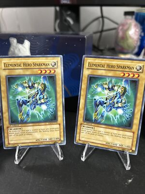 Yu-Gi-Oh! TCG Elemental Hero Sparkman Starter Deck 2006 YSD-EN010 1st Edition...-image
