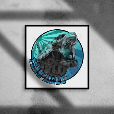 Team Zilla Art Print (Godzilla, Kong, Kaiju, Monsterverse, Monster)-image