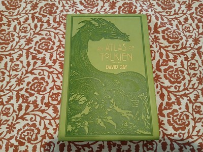 AN ATLAS OF TOLKIEN David Day Illustrated Guide Flexi Bound Faux Leather-image