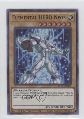 2019 Yu-Gi-Oh! Duel Power Limited Edition Elemental HERO Neos #DUPO-EN102 3n6-image
