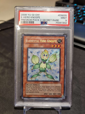 Yugioh - Elemental Hero Knospe - PP02 - Premium Pack 2 - Secret Rare - PSA9-image