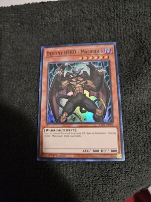 Destiny HERO - Malicious - RA03-EN001 - Super Rare-image