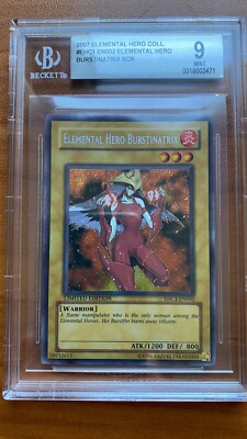 Elemental Hero Burstinatrix EHC1-EN002 Elemental Hero Coll. 1 Secret Rare BGS 9-image