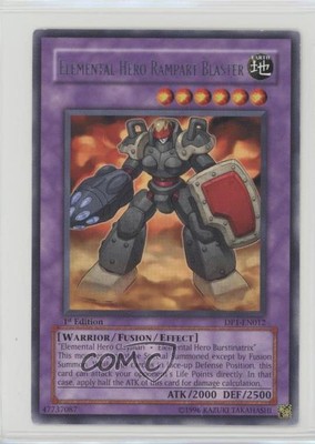 2006 Yu-Gi-Oh! - Duelist Pack: Jaden Yuki Elemental HERO Rampart Blaster u3f-image