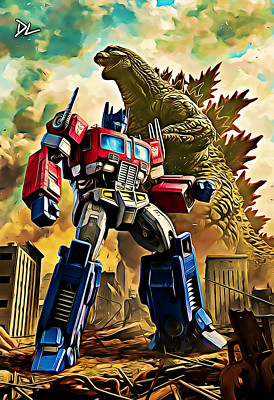 Optimus Prime Vs. Godzilla 