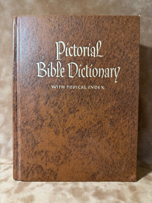 Vintage 1975 Pictorial Bible Dictionary With Topical Index & Maps-image