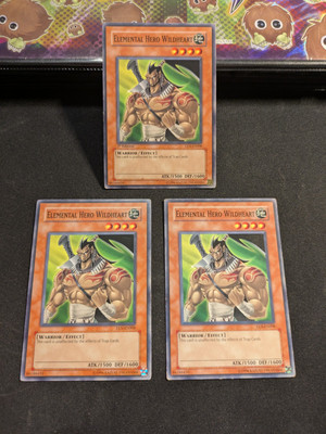 Elemental Hero Wildheart EEN-EN008 Elemental Energy x3 Playset-image