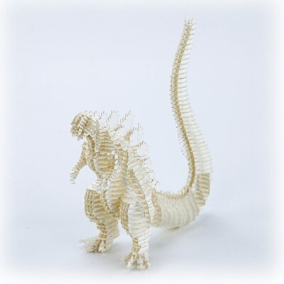 Godzilla 4D ART PUZZLE SHIN GODZILLA White Japan NEW-image