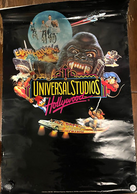 RARE ORIGINAL VINTAGE ORIGINAL POSTER 1992 UCS.INC. STAR TREK 1988 Paramount-image