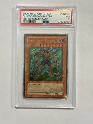 PSA 7 Destiny Hero - Dreadmaster Ultimate Rare 1st Edition EOJ-EN004 Yugioh-image