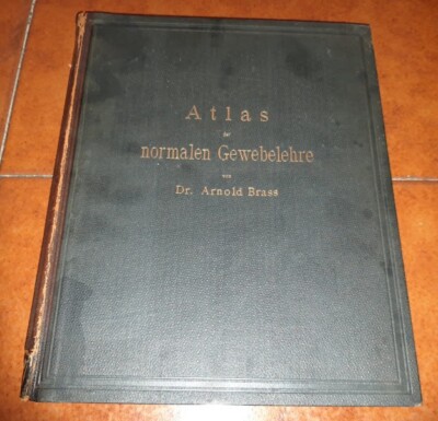 Arnold Brass Atlas Of The Normal Fabric Gauge Of The Human 1897 670 Engravings-image