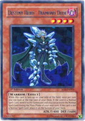 Destiny Hero - Diamond Dude - EOJ-EN003 - Rare - Unlimited Edition Lightly Playe-image